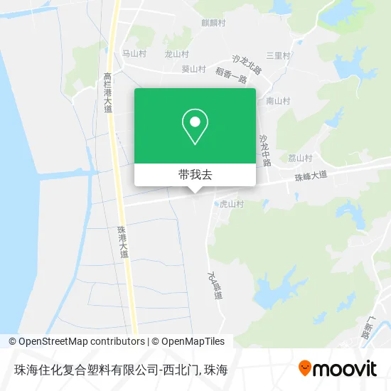 珠海住化复合塑料有限公司-西北门地图
