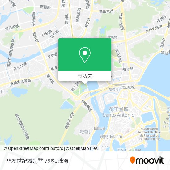 华发世纪城别墅-79栋地图