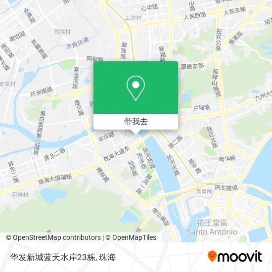 华发新城蓝天水岸23栋地图