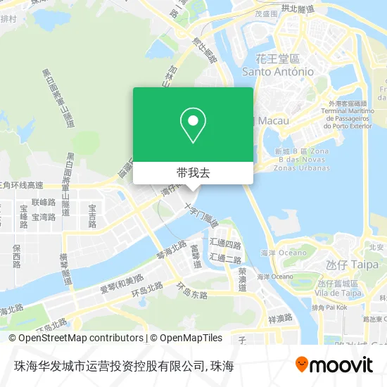 珠海华发城市运营投资控股有限公司地图