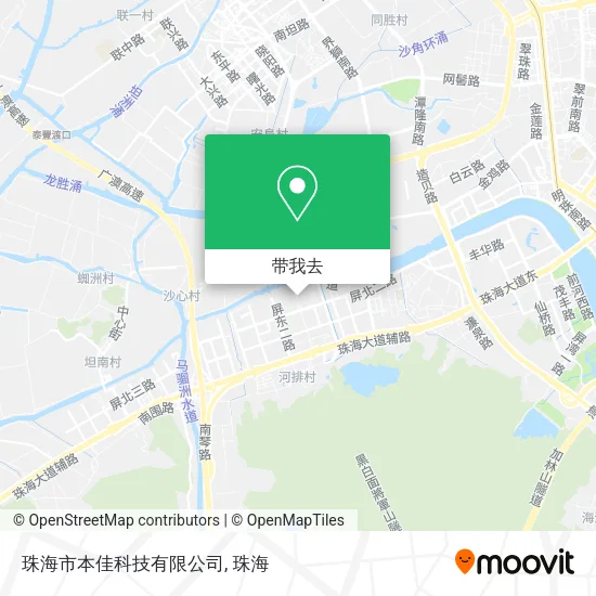 珠海市本佳科技有限公司地图