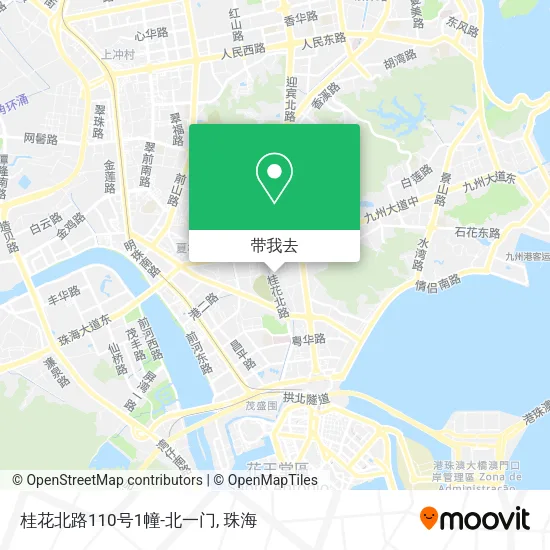 桂花北路110号1幢-北一门地图