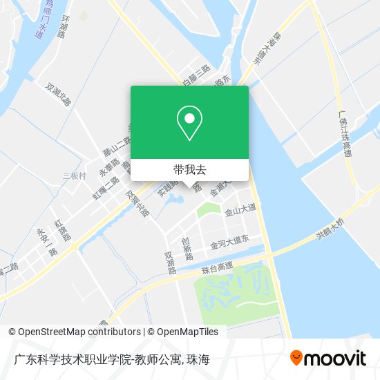 广东科学技术职业学院-教师公寓地图