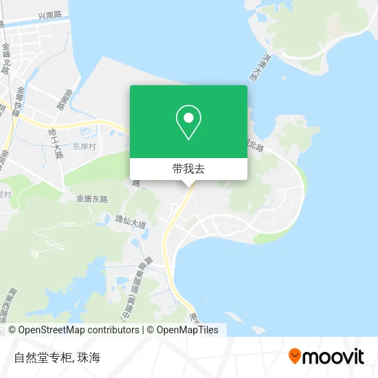 自然堂专柜地图