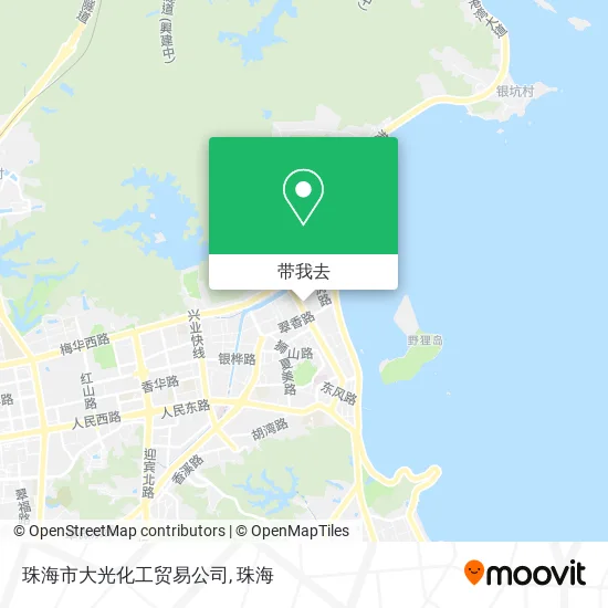 珠海市大光化工贸易公司地图