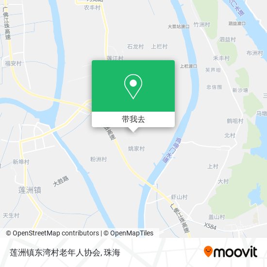 莲洲镇东湾村老年人协会地图
