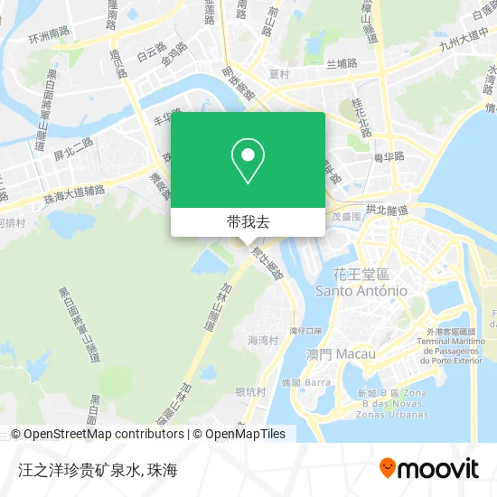 汪之洋珍贵矿泉水地图