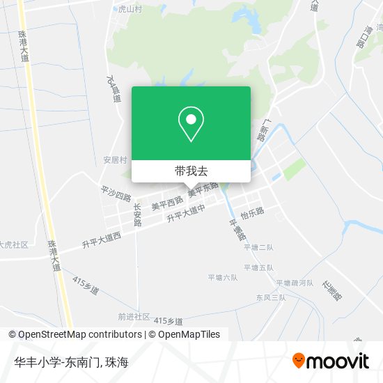 华丰小学-东南门地图