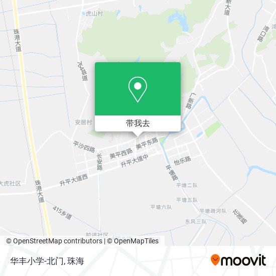 华丰小学-北门地图