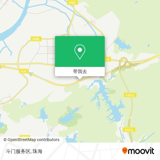 斗门服务区地图