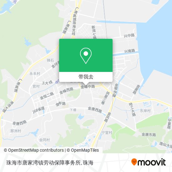 珠海市唐家湾镇劳动保障事务所地图