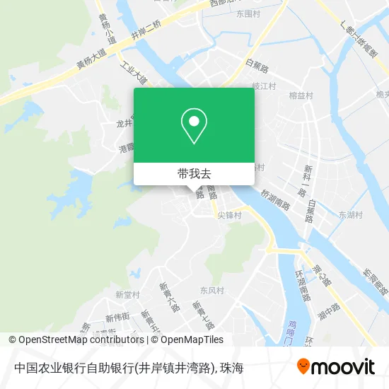 中国农业银行自助银行(井岸镇井湾路)地图