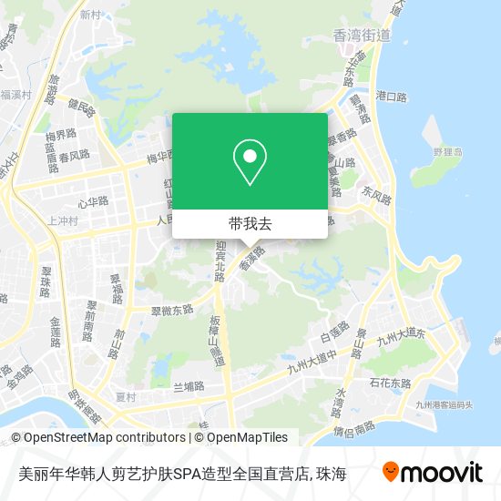 美丽年华韩人剪艺护肤SPA造型全国直营店地图