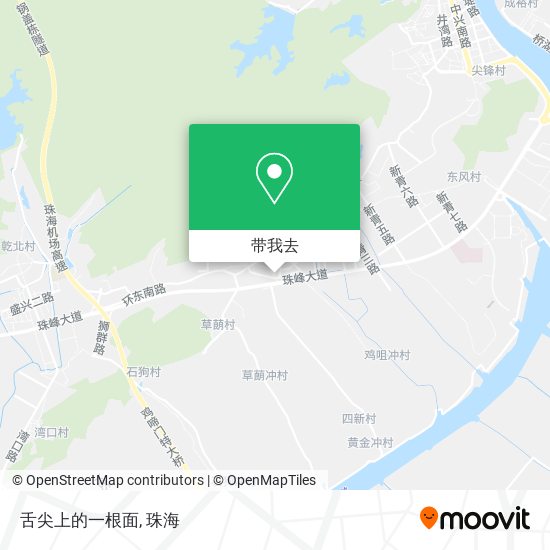 舌尖上的一根面地图