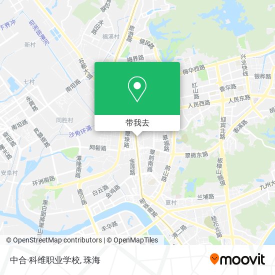 中合·科维职业学校地图