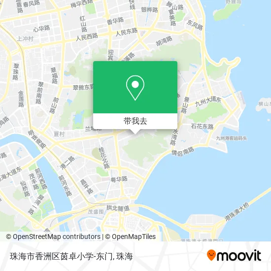 珠海市香洲区茵卓小学-东门地图