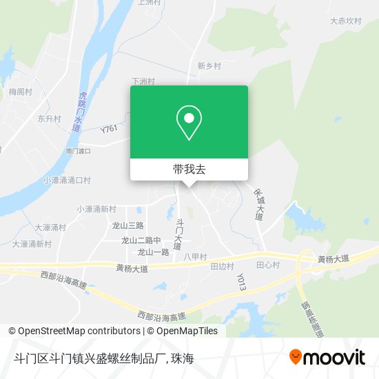 斗门区斗门镇兴盛螺丝制品厂地图