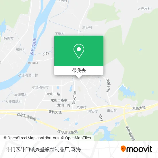 斗门区斗门镇兴盛螺丝制品厂地图