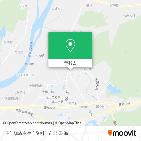 斗门镇农友生产资料门市部地图