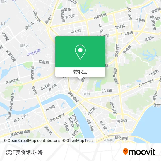 漠江美食馆地图