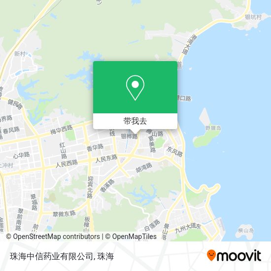 珠海中信药业有限公司地图