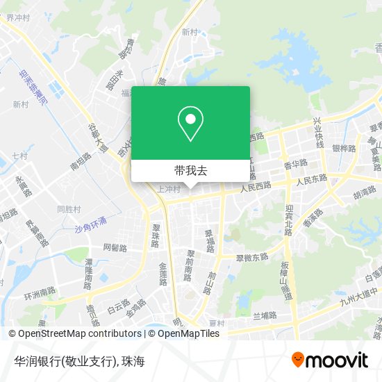 华润银行(敬业支行)地图