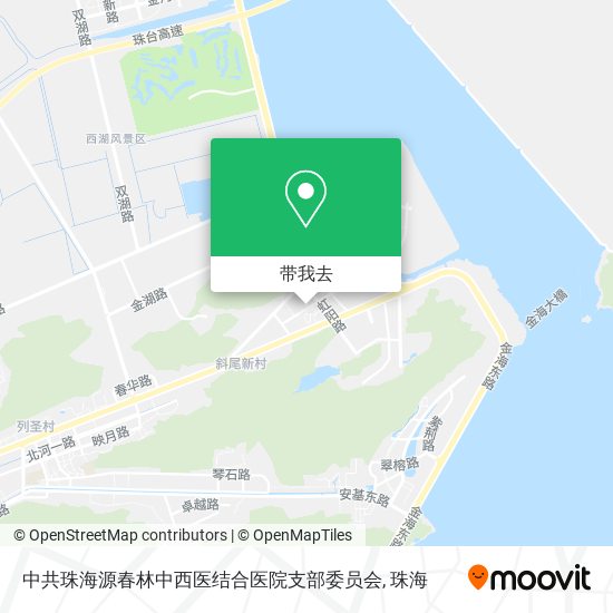 中共珠海源春林中西医结合医院支部委员会地图