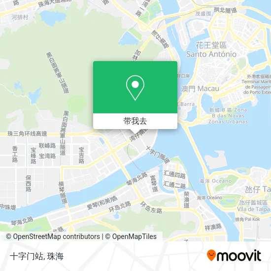 十字门站地图