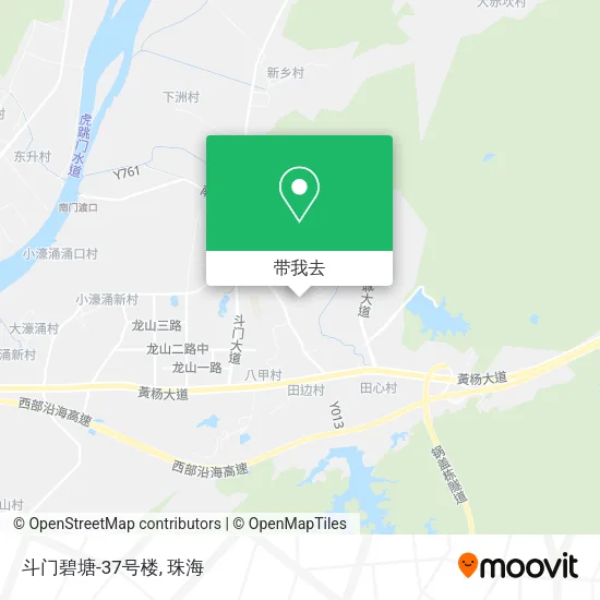 斗门碧塘-37号楼地图