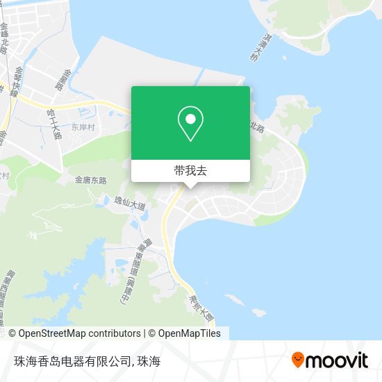 珠海香岛电器有限公司地图