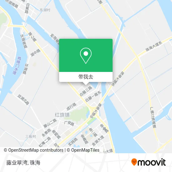 藤业翠湾地图