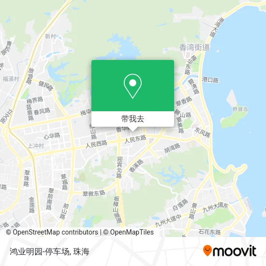 鸿业明园-停车场地图