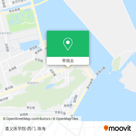 遵义医学院-西门地图