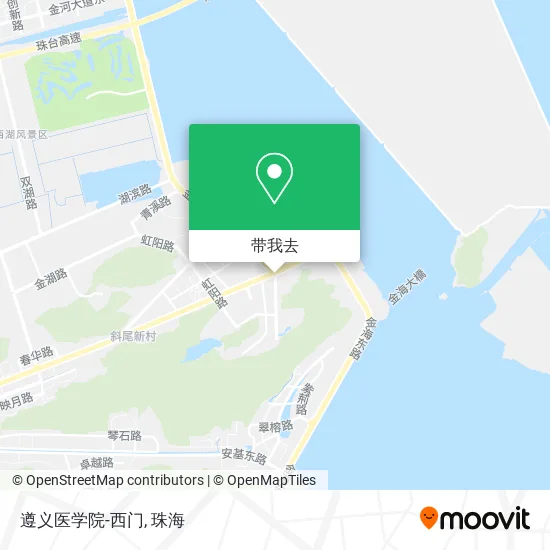 遵义医学院-西门地图