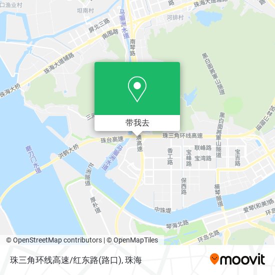 珠三角环线高速/红东路(路口)地图