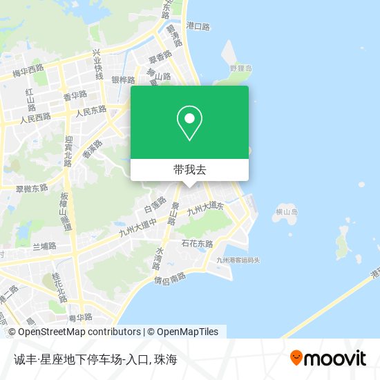 诚丰·星座地下停车场-入口地图