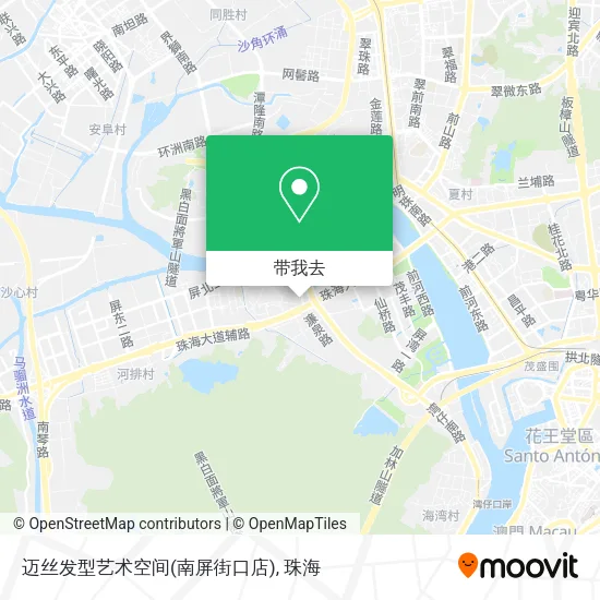 迈丝发型艺术空间(南屏街口店)地图