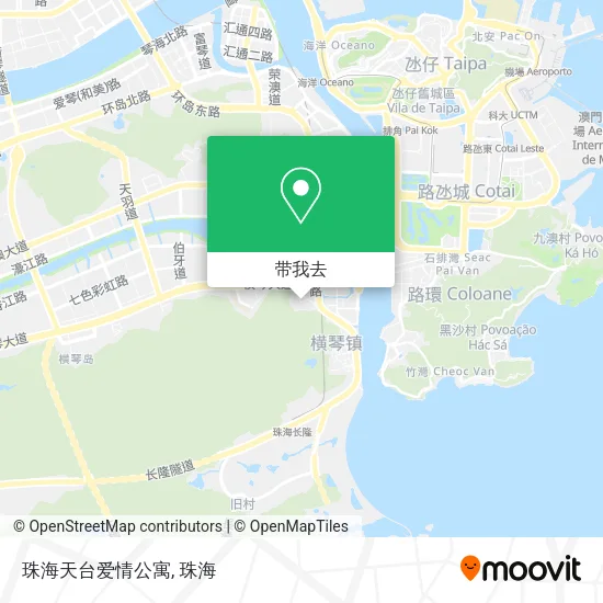 珠海天台爱情公寓地图