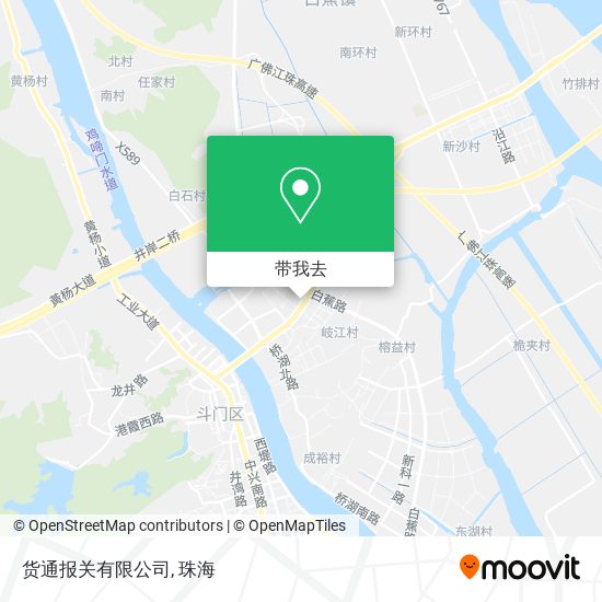 货通报关有限公司地图