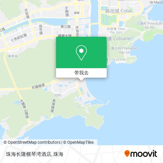 珠海长隆横琴湾酒店地图