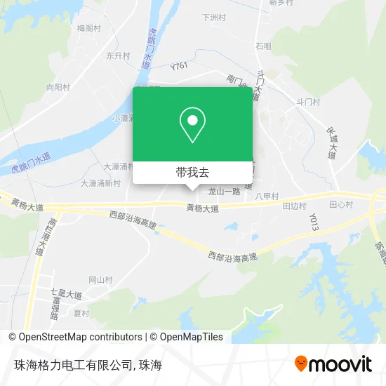 珠海格力电工有限公司地图