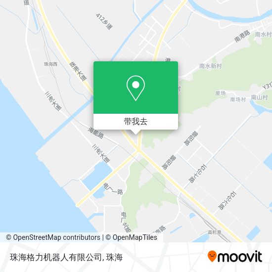 珠海格力机器人有限公司地图
