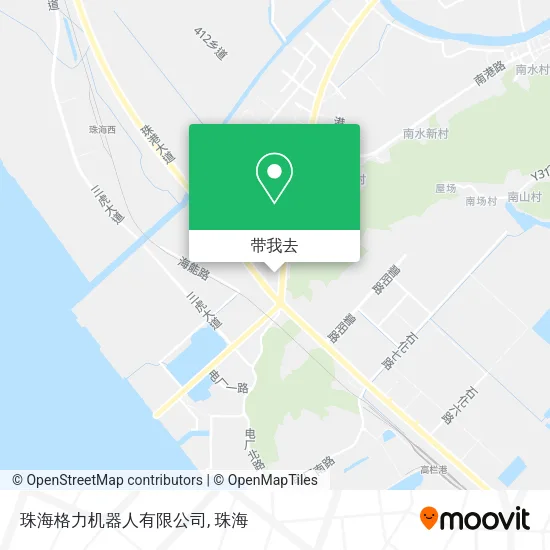 珠海格力机器人有限公司地图