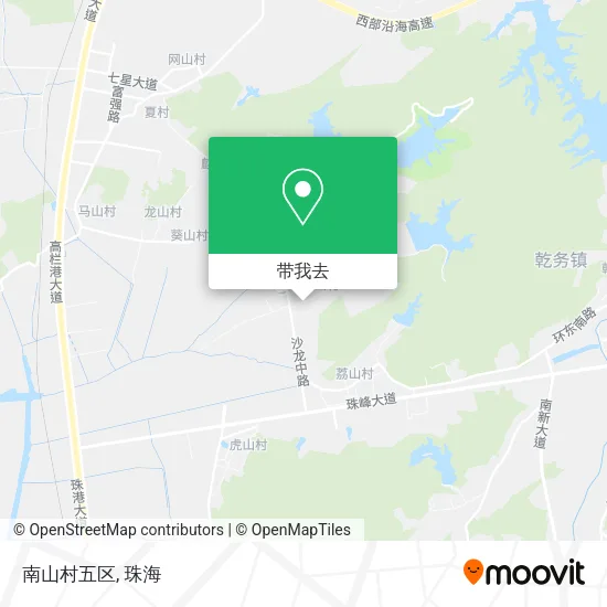 南山村五区地图