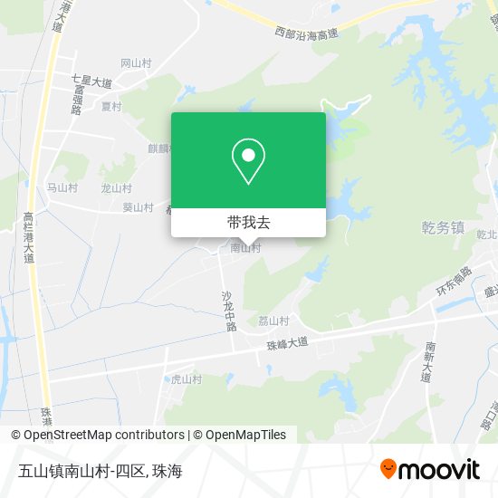 五山镇南山村-四区地图