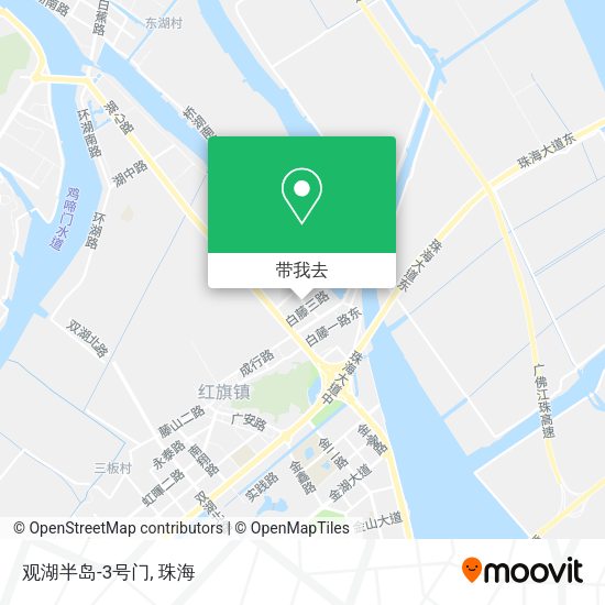 观湖半岛-3号门地图