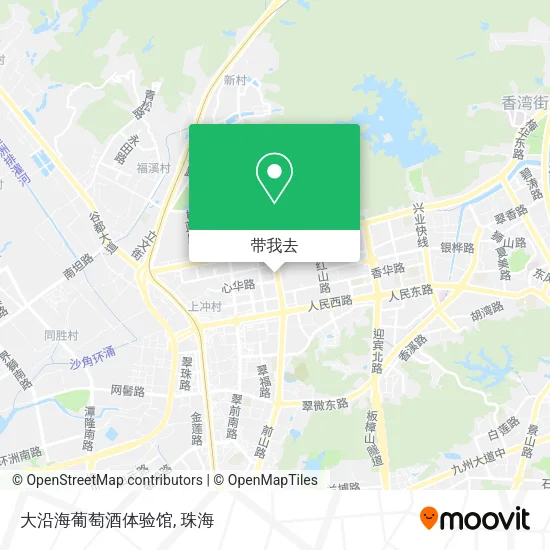 大沿海葡萄酒体验馆地图