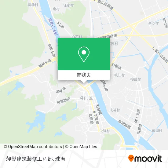 昶燊建筑装修工程部地图