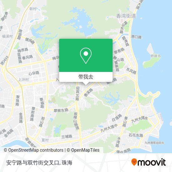 安宁路与双竹街交叉口地图