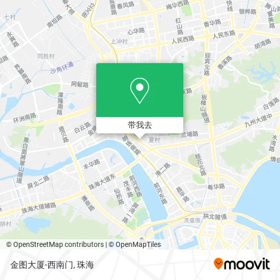 金图大厦-西南门地图